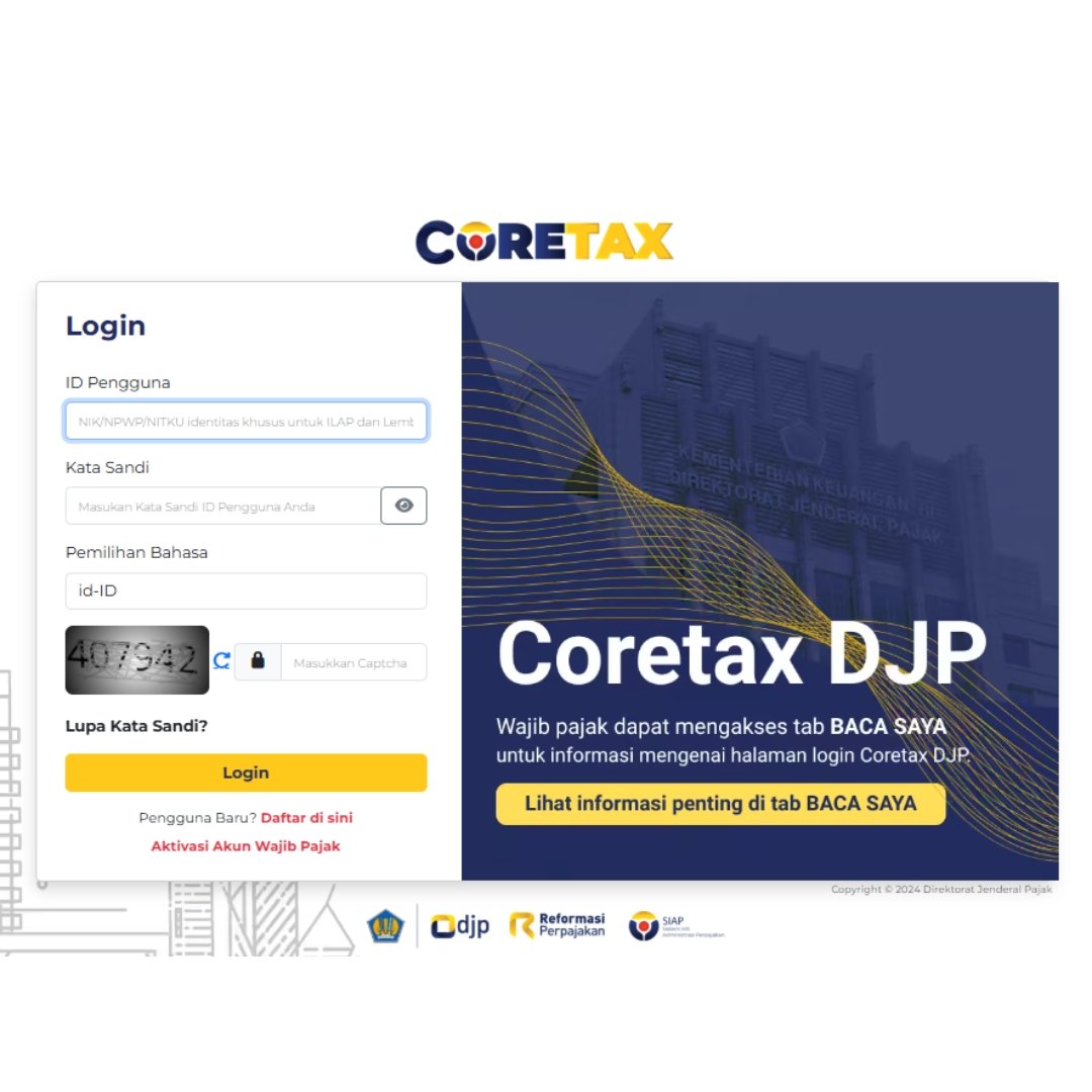 DJP Rilis Fitur Pelaporan SPT Tahunan PPh OP Lewat Coretax Form